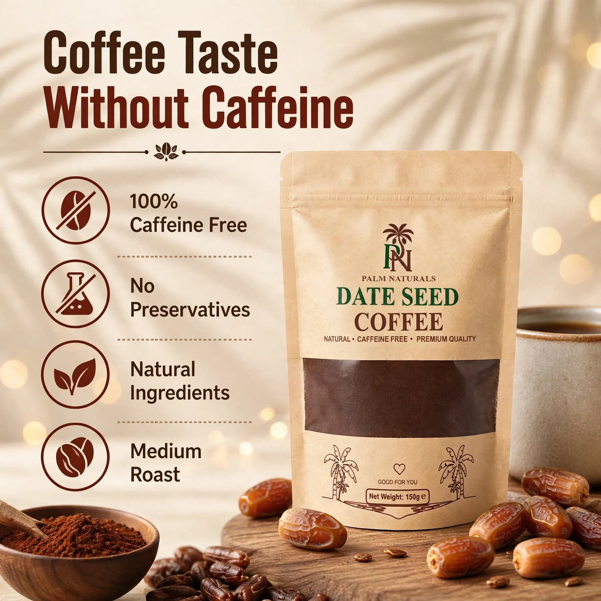 Organic Date Seed Coffee